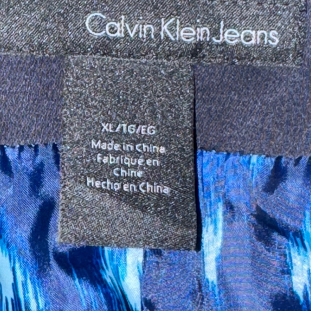 Calvin Klein XL navy 98% cotton blazer - Picture 12 of 13